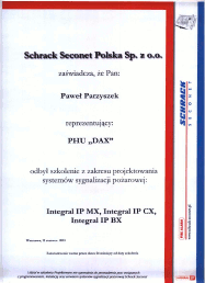 Schrack - Projektowanie